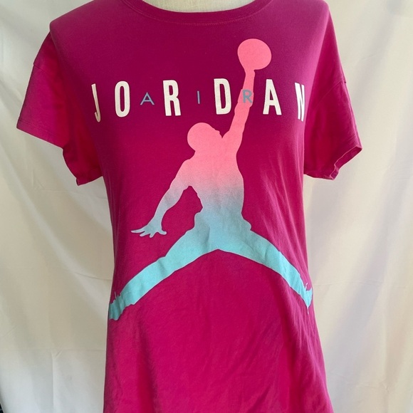 Pink Jordan Graphic T-Shirt women’s size 2XL - Picture 1 of 7